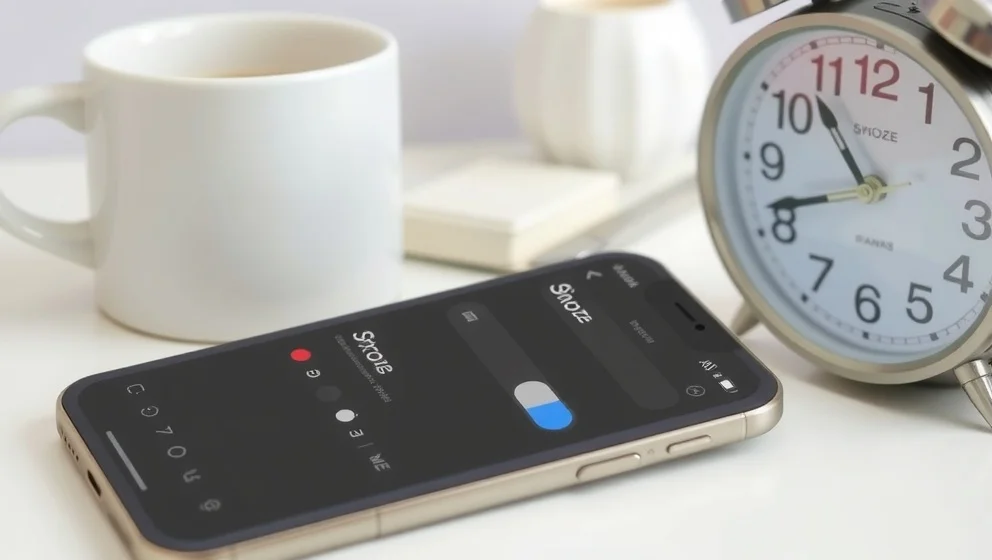 Hur ändrar man snooze tiden på iPhone